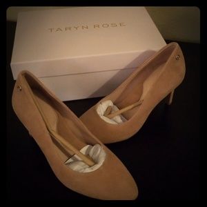 Taryn Rose Tamara Silky Suede Pump
